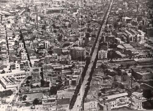 Vista aérea de Sants, agosto de 1924